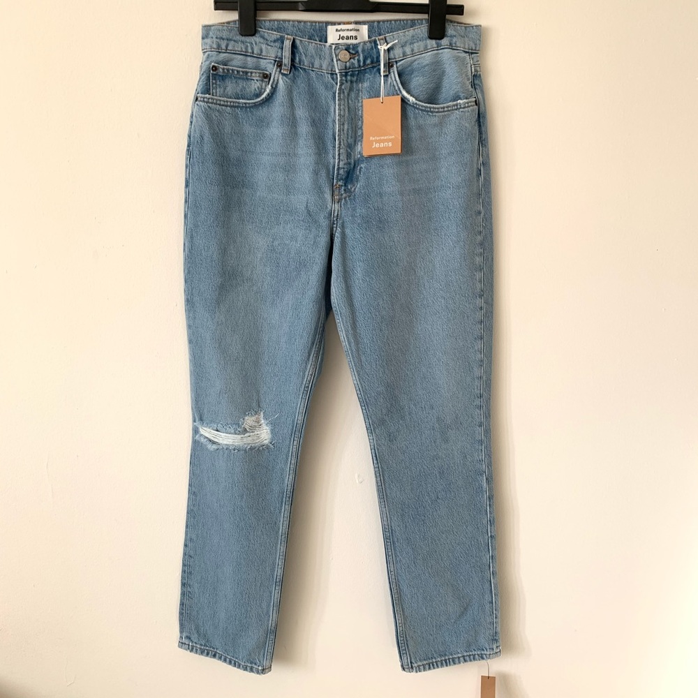 REF Julia High Cigarette Jean Tahoe Destroyed - Picture 3 of 8